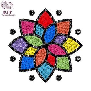 Diamond Painting - Crystal Stickers Mandala 9x9cm