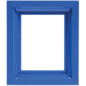 Pixel kader voor 1 basisplaat signaal blauw