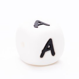 Siliconen letter kralen " A "