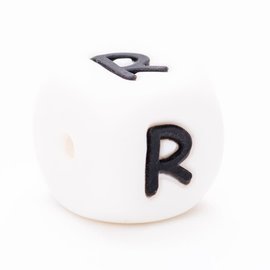 siliconen letter kralen " R "