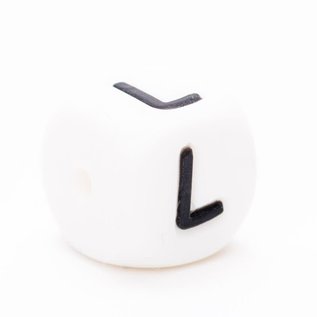 siliconen letter kralen " L "