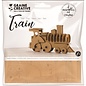 Maquette trein karton  190x110x40 mm