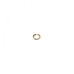 Ring ovaal 5x3,9mm goudkleur 50g