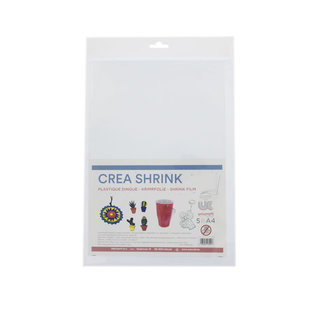 Crea Shrink A4 transparant - Clear (5 vellen)