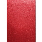 EVA Foam GLITTER 22x30 cm rood - PER VEL