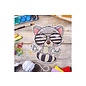 Houten Puzzel Racoon in sunglasses 24x30cm