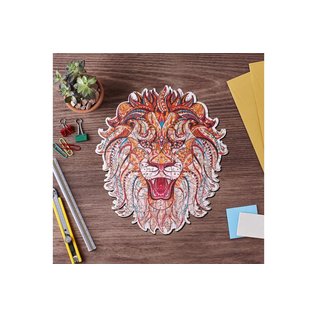 Houten Puzzel Bengal lion 34x30cm