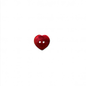 Knop hart  1mm Nacre - parelmoer (rood)