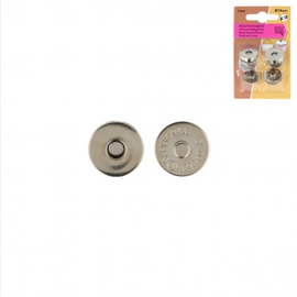 Magneetsluiting 19mm zilver