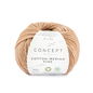 Katia COTTON-MERINO FINE 81 Licht bruin bad 42242