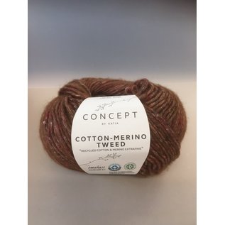 Katia COTTON-MERINO TWEED  505 Bruin bad 42355