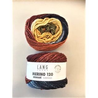 Lang Yarns Merino 120 Dégradé 9 bad 4622