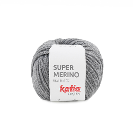 Katia SUPER MERINO 10 Medium grijs bad 40102