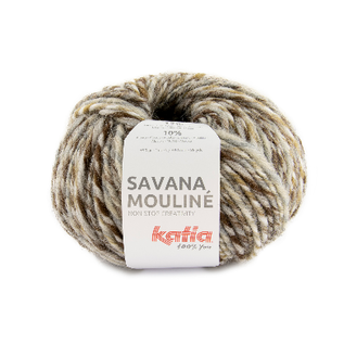 Katia SAVANA MOULINÉ  206 Beige-Grijs-Bruin bad 43731A