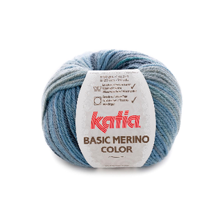 Katia BASIC MERINO COLOR 207 Groen-Grijs-Blauw-Ecru bad 38326