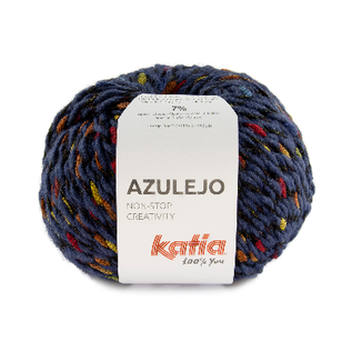 Katia AZULEJO 400 Jeans-Blauw-Groen-Geel-Rood bad 44537A