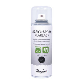 Rayher Acryl spray blanke lak, mat, doos 200ml