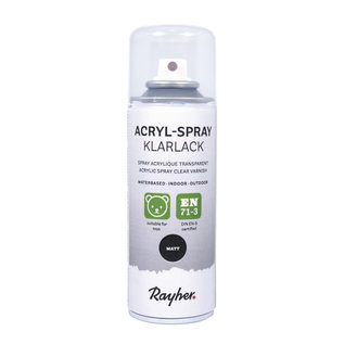 Rayher Acryl spray transparante (mat) lak