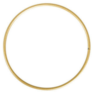 Metalen dromenvanger ring bedekt 10cm Goud