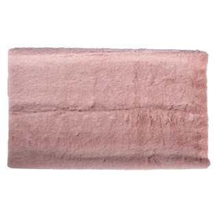 Rayher Pluche stof 51x43cm roze