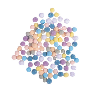 Rayher Pompon mix, 7mm ø, pastel, 120 stuks