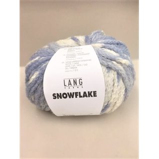 Lang Yarns SNOWFLAKE 0006 blauw-wit bad 51665  50g