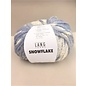 Lang Yarns SNOWFLAKE 0006 blauw-wit bad 51665  50g