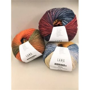 Lang Yarns MERINO + Color 0201 Bad 4627