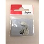 Rayher hangertje "hand made" ovaal met ringetje zilverkleur 12x7mm 5st