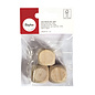 Rayher Houten dobbelstenen, natuur, 3 stuks