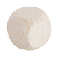 Rayher Houten dobbelstenen 100% naturel 18x18mm 6st