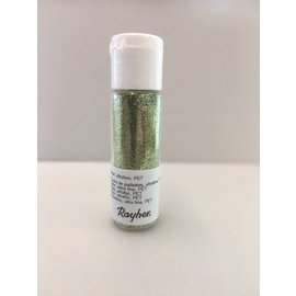 Rayher Glitter, ultrafijn, PET, flacon 20 ml, Lichtgroen