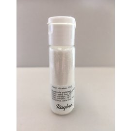 Rayher Glitter, ultrafijn, PET, flacon 20 ml, Wit