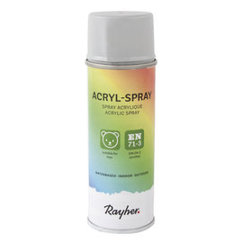 Rayher Acryl spray, lichtgrijs, 200ml