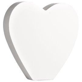 Rayher Symbool 11cm hart Wit