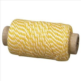 Rayher Touw 1mm ca. 35m geel10g