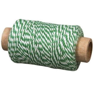 Rayher Touw 1mm ca. 35m groen10g