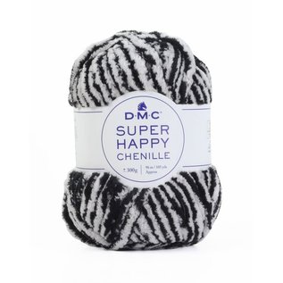 DMC Super Happy Chenille 300gr zwart 151 bad SP002