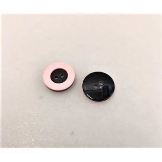 Knoop rond 12mm D-20 roze per stuk
