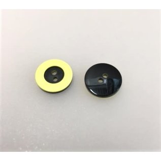 Knoop rond 12mm A-20 geel per stuk