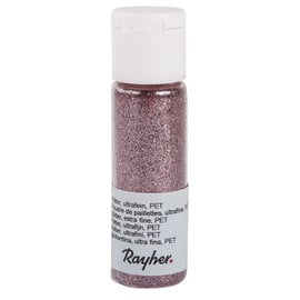 Rayher Glitter, ultrafijn, PET, flacon 20 ml, Roze