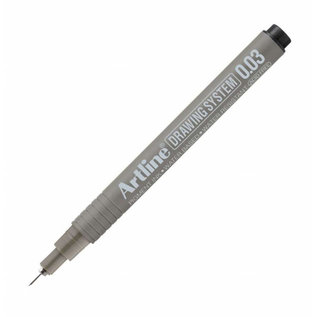 ARTLINE ARTLINE Drawing System Permanent inkt 0.03mm-Black