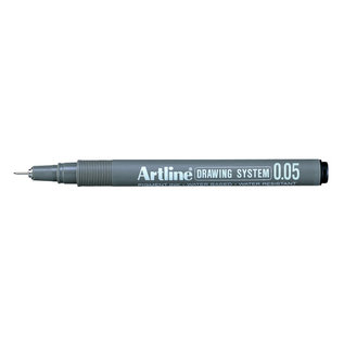 ARTLINE Artline drawing system 0.05 zwart, Permanent inkt - Water Based - Water Resistant