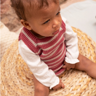 Katia instructieboekje voor een babypakje met streepjes Ameskeria