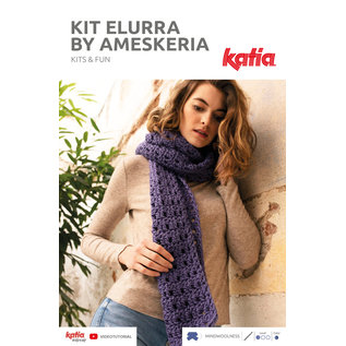 Katia instructieboekje voor een Elurra sjaal van Ameskeria