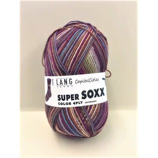 Lang Yarns Super Soxx Color 0341 bordeaux bad 2175