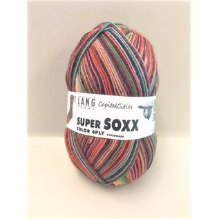 Lang Yarns Super Soxx Color 0340 rood bad 2175