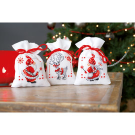 Kruidenzakje kit Kerstkabouters set van 3