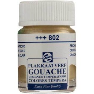 Talens: Plakkaatverf "Extra Fine Quality" flacon van 16ml - Lichtgoud n° 802