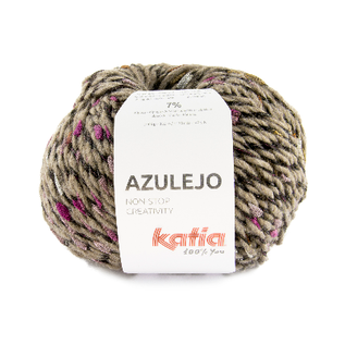 Katia AZULEJO 403 Bleekbruin-Camel-Bleekrood bad 44455A